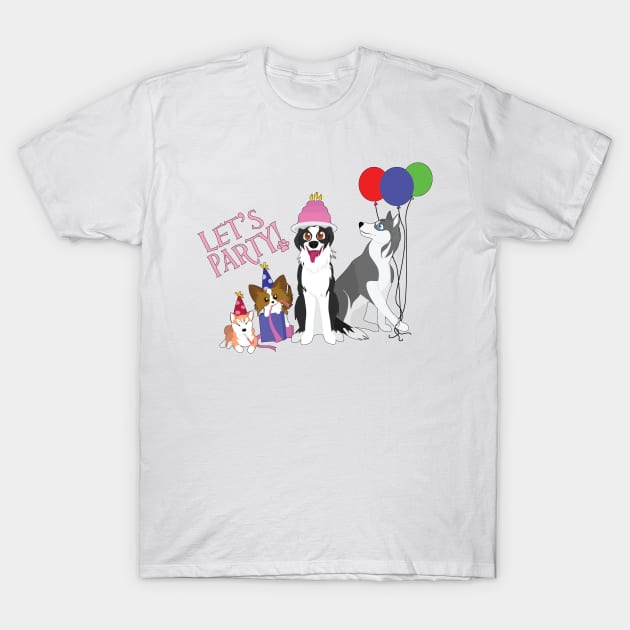 Party Animals T-Shirt by SakuraDragon